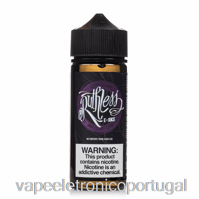 Vape Eletrônico Uva Bebida - Vapor Implacável - 120ml 3mg